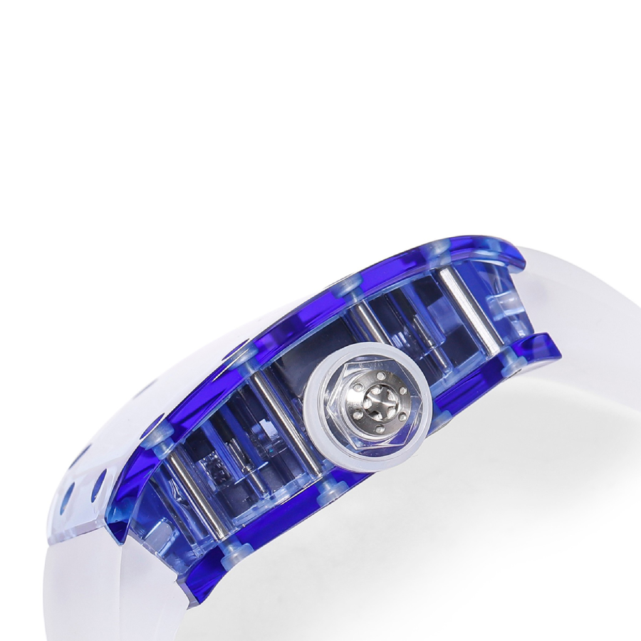 Richard Mille 35-01 Blue White Rubber Bracelet Replica - Image 2