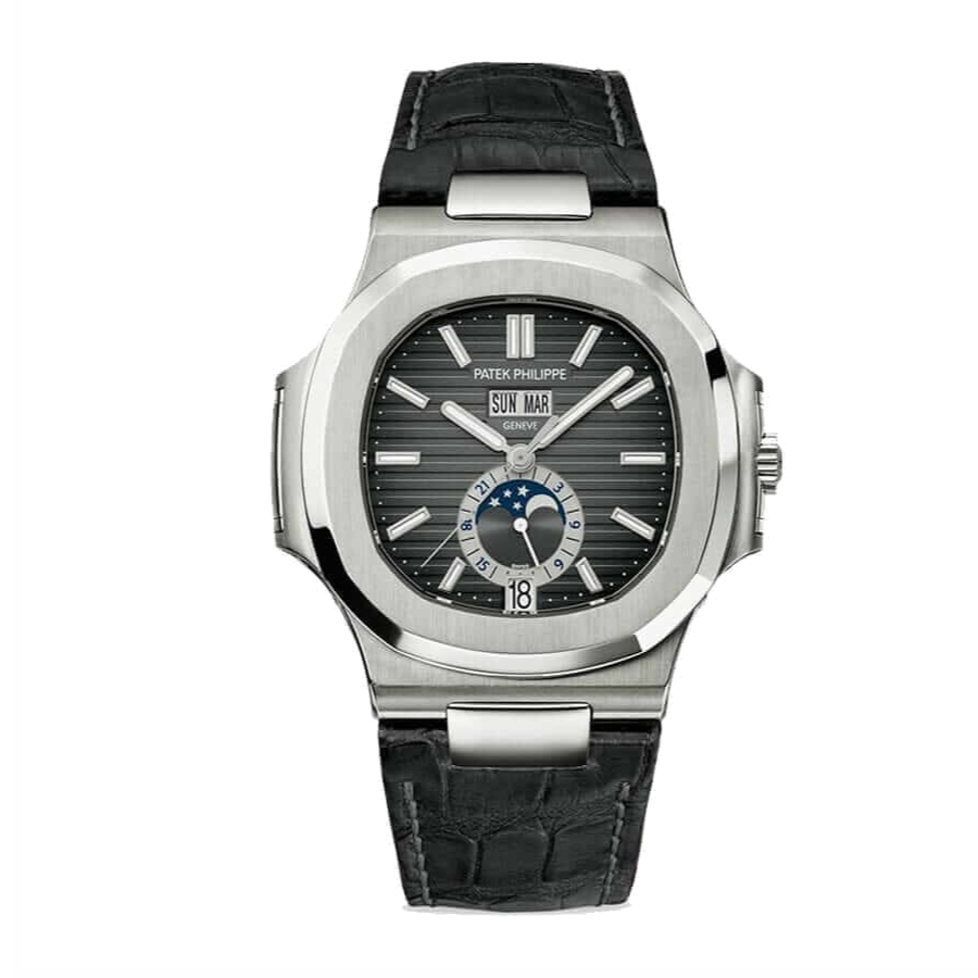 Patek Grey Leather Replica