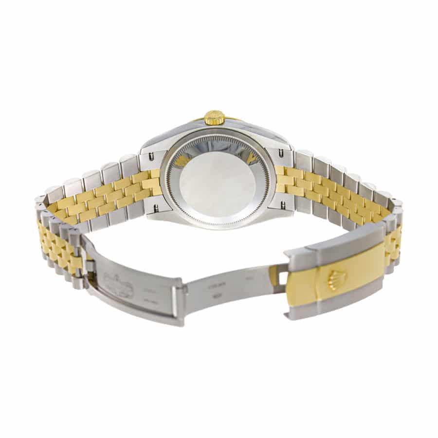Rolex Datejust 126333 Yellow Gold & Steel Black Dial Jubilee Replica - Image 4