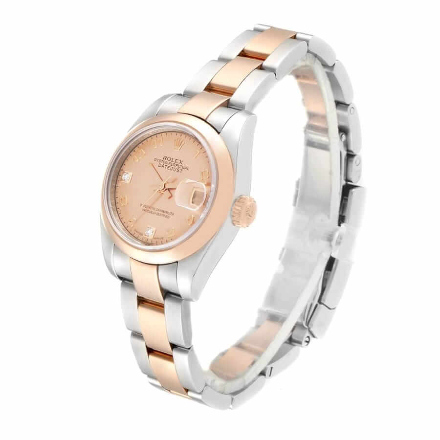 Rolex Rose Diamond Ladies Replica - Image 2